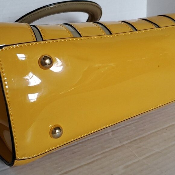 Uddini Patent Leather Satchel Handle Top Bag Shoulder Crossbody Purse Handbag - Picture 10 of 17